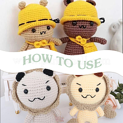 96 Satz 10 Stile Plastikaugen für Puppen zum Basteln&nbsp;DIY-GO0002-40