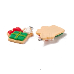 Pendentifs en résine opaque sur le thème de noël&nbsp;FIND-E025-07