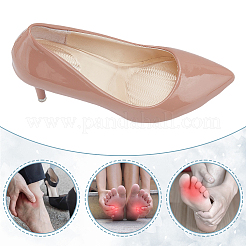 2 Paar transparente Silikon-Ballenpolster für Stöckelschuhe&nbsp;AJEW-ME0001-54