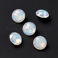 Cabochons en strass en verre k9 élétroplaqués de style ab léger&nbsp;RGLA-J036-A-LA2