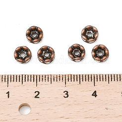 Messing Strass Zwischen perlen&nbsp;RB-A014-L6mm-01R-NF