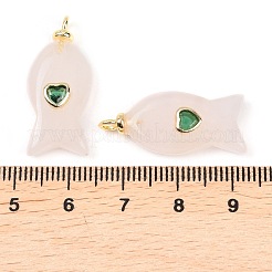 Natürlichen Rosenquarz Anhänger&nbsp;X-G-Z134-06G-04