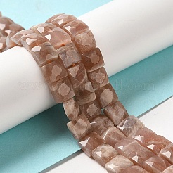 Natürliche sunstone Perlen Stränge&nbsp;G-C109-A09-01