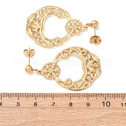 Boucles d'oreilles pendantes en acier inoxydable 304&nbsp;SA-G607-01G