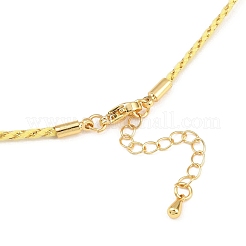 Fabrication de colliers en cordon tressé en nylon de 2 mm&nbsp;MAK-A019-02G-16