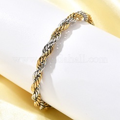 Bracelets à chaîne en acier inoxydable 304 pour femmes&nbsp;BJEW-C091-03B-GP