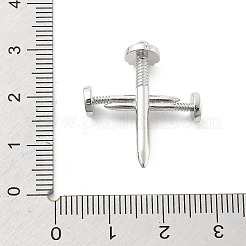 Latón micro pavimenta claro colgantes de circonio cúbico&nbsp;KK-L228-44A-P