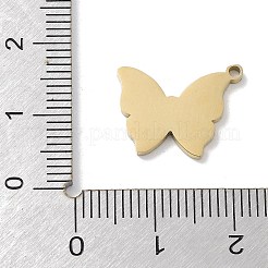 Ionenplattierung (IP) 304 Edelstahlanhänger&nbsp;STAS-P339-14G-01