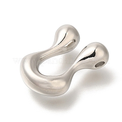 Cremagliera perle di ottone di placcatura&nbsp;KK-S051-01P-U