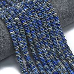 Mattierte natürliche Lapislazuli-Perlenstränge&nbsp;G-K389-C09-01