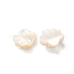 Natürlichen weißen Muschelperlen&nbsp;BSHE-Z008-05