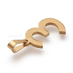 Ciondoli in acciaio inox 304&nbsp;STAS-F265-01E-G