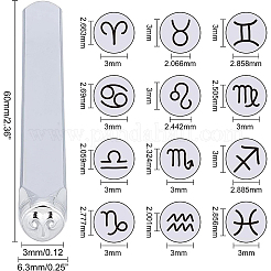 1 Satz 40cr Stahlstempel&nbsp;AJEW-BC0001-71