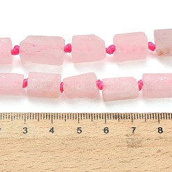Natürlichen Rosenquarz Perlen Stränge&nbsp;G-C289-A03-01