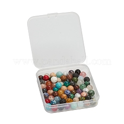 100pcs perles de pierres précieuses naturelles et synthétiques&nbsp;G-YW0001-11