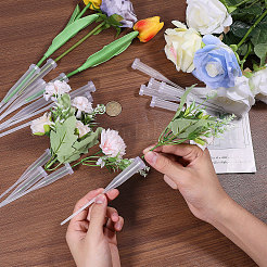 50 Stück PP-Kunststoff-Blumenwasserröhrchen&nbsp;AJEW-GL0002-97C