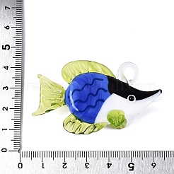 Colgantes hechos a mano de lampwork grandes&nbsp;LAMP-N034-22A