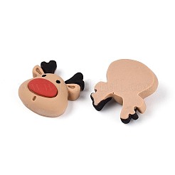 Weihnachtliche Cabochons aus undurchsichtigem Harz&nbsp;RESI-ZX017-76