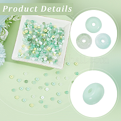 600pcs nachgemachte Jadeglasperlen&nbsp;DGLA-PA0001-06A