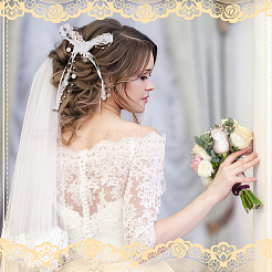 2 Rolle 2-Farben-Perlenbesatz aus Kunststoffimitat&nbsp;OCOR-FG0002-06
