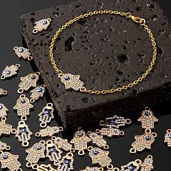 40 stücke 4 stil legierung strass Verbinder/verbinder&nbsp;ALRI-LS0001-01