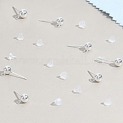 925 Sterling Silber Ohrstecker Zubehör&nbsp;STER-BBC0009-91A
