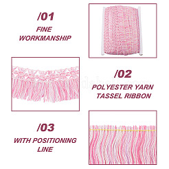 Ruban de pompon en fil de polyester&nbsp;MP-TAC0001-11A