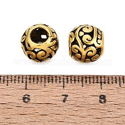 Tibetische Stil Legierung Großlochperlen&nbsp;FIND-Q121-21AG