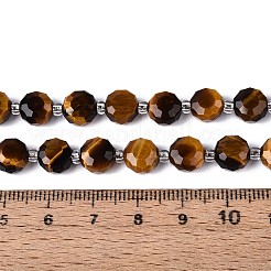 Natürlichen Tigerauge Perlen Stränge&nbsp;G-B153-A17
