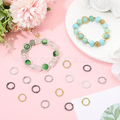 100 cadre de perles en alliage 4 couleurs&nbsp;FIND-SC0017-82