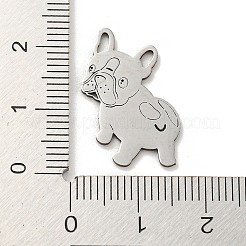 Anlaufgeschützte Anhänger aus 304er Edelstahl&nbsp;STAS-NH0001-01A-P