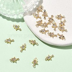 Ciondoli a stella Shegrace in ottone con pavé di zirconi cubici.&nbsp;XGRQ2O602-441A-G