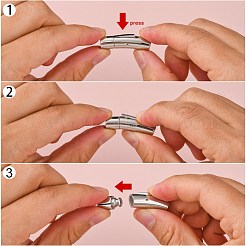 Anlaufgeschützte Bajonettverschlüsse aus Edelstahl 304&nbsp;STAS-I013-6mm