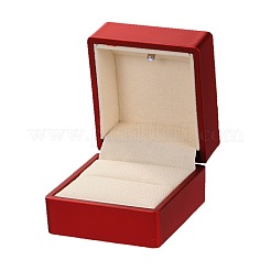 Valentinstag Geschenke Verpackungsholz Fingerring-Boxen&nbsp;OBOX-O001-12