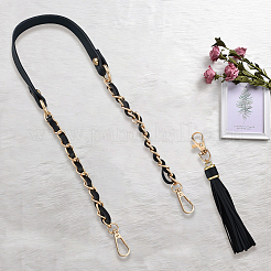 1 cadena para bolso de aleación de cuero sintético&nbsp;DIY-CL0002-25A