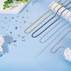 Kits de fabrication de colliers et de chaînes en fer à faire soi-même&nbsp;DIY-TA0013-17
