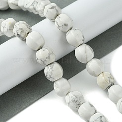 Fili di perline howlite naturale&nbsp;G-H023-A16-01