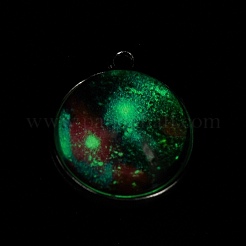 Pendenti con sfere di vetro luminose a tema galassia&nbsp;GLAA-D021-01P-11
