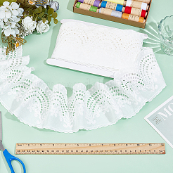 5 Yards Baumwollspitzenband mit Blumenmuster&nbsp;OCOR-MA0001-71