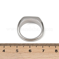 Bagues à bande simple en acier inoxydable 304&nbsp;RJEW-P152-01P