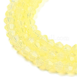 Peinture de cuisson perles de verre transparentes brins&nbsp;DGLA-F029-J2mm-06
