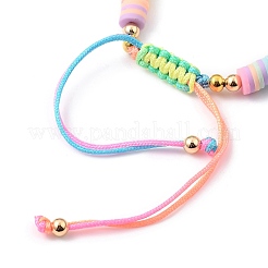 Verstellbare Nylonschnur geflochtenen Perlen Armbänder&nbsp;BJEW-JB05490-03