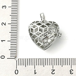 Anhänger aus Messing mit Gestellbeschichtung aus klarem Kubisch Zirkonia&nbsp;KK-G501-15B-P