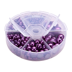 Medium Orchidee Nachahmung Perlen gemischt gemischten Größen 4-12mm flach zurück Perlen Cabochons&nbsp;SACR-PH0001-47