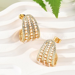 Clous d'oreilles en laiton&nbsp;KK-U058-68G