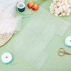 Fogli di borsa di tela in rete di resina&nbsp;DIY-WH0260-18