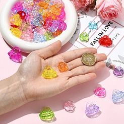 60pcs 2 Arten transparente Acrylanhänger&nbsp;TACR-YW0003-38