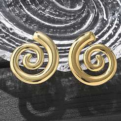 Orecchini a bottone in acciaio inossidabile 304 per donna&nbsp;EJEW-L296-007G-02