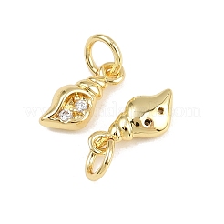 Pendentifs avec zircon cubiques à micro-pavés en laiton&nbsp;KK-A269-02B-G