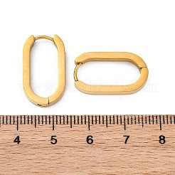 PVD-Vakuumbeschichtung 304 Edelstahl Huggie Creolen&nbsp;STAS-S103-21G
